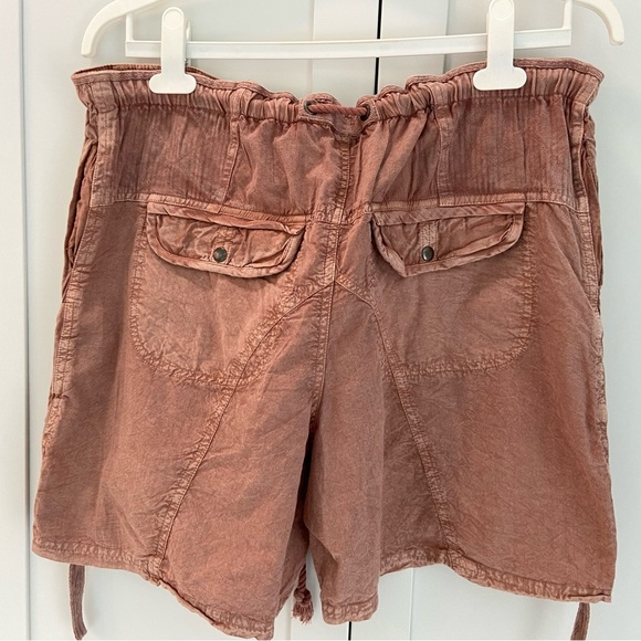 Worn once Free People Moon Bay Parachute Shorts Size Small Rose Pink - Picture 5 of 7
